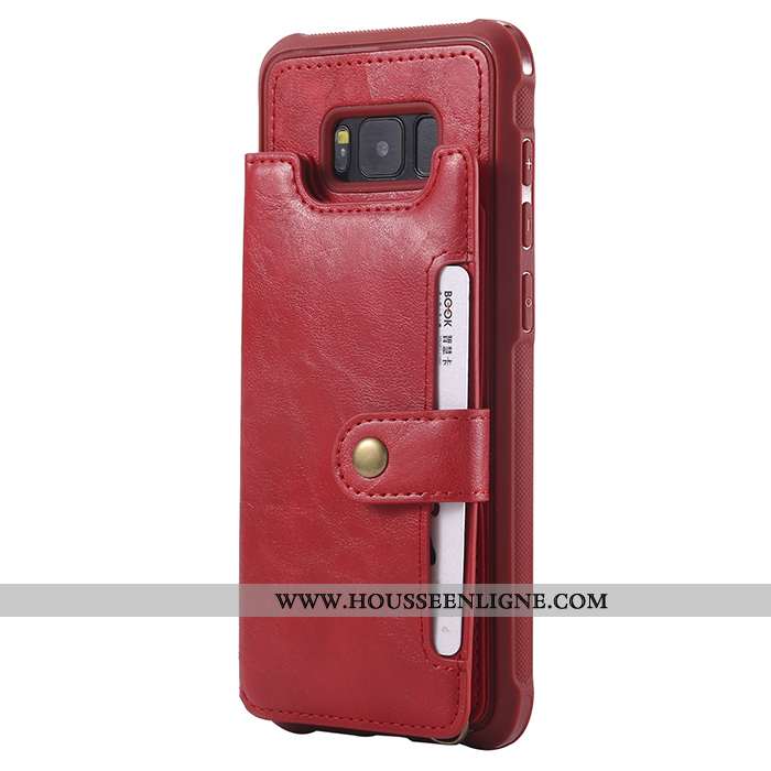 Housse Samsung Galaxy S8 Ornements Suspendus Portefeuille Cuir Étui Téléphone Portable Étoile Coque 