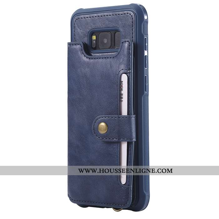 Housse Samsung Galaxy S8 Ornements Suspendus Portefeuille Cuir Étui Téléphone Portable Étoile Coque 