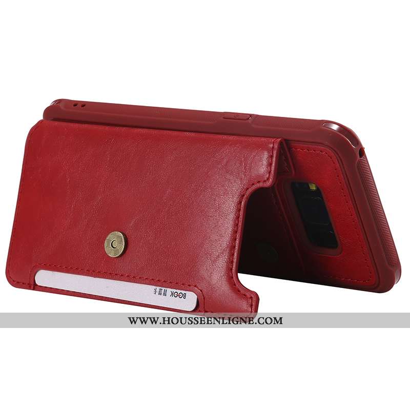 Housse Samsung Galaxy S8 Ornements Suspendus Portefeuille Cuir Étui Téléphone Portable Étoile Coque 