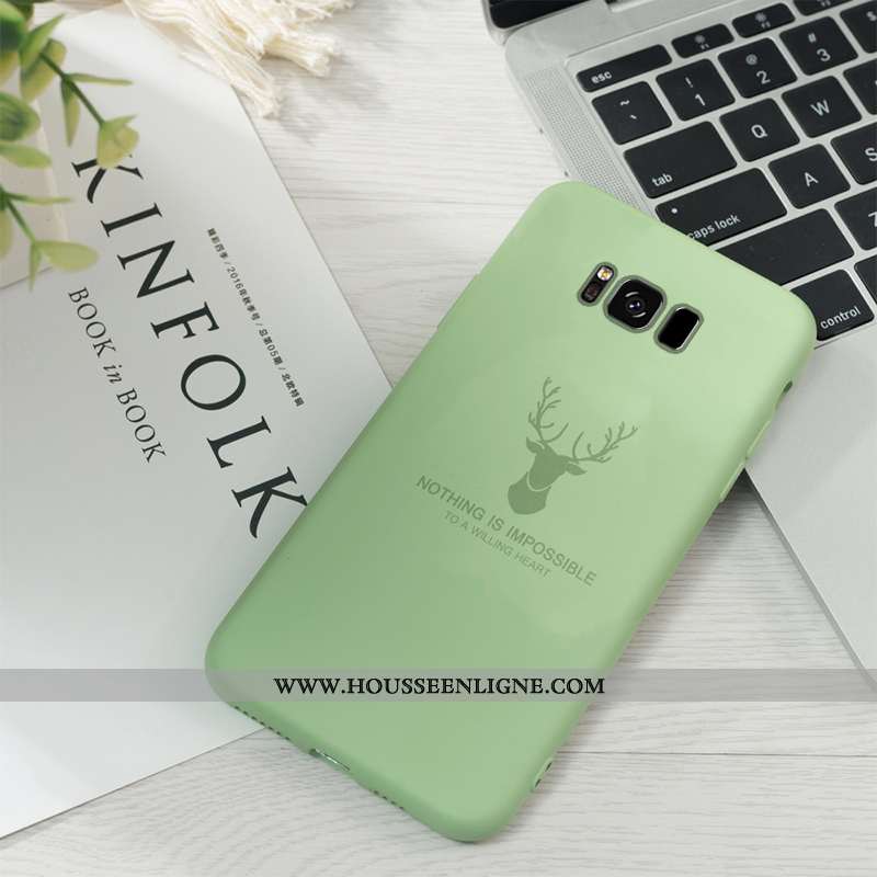 Housse Samsung Galaxy S8 Tendance Fluide Doux Téléphone Portable Créatif Personnalité Incassable Sil