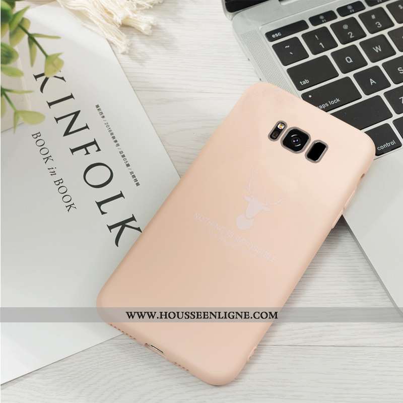 Housse Samsung Galaxy S8 Tendance Fluide Doux Téléphone Portable Créatif Personnalité Incassable Sil