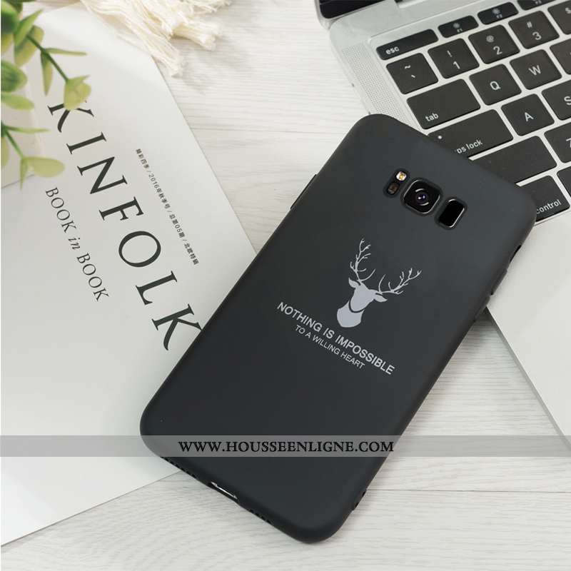 Housse Samsung Galaxy S8 Tendance Fluide Doux Téléphone Portable Créatif Personnalité Incassable Sil