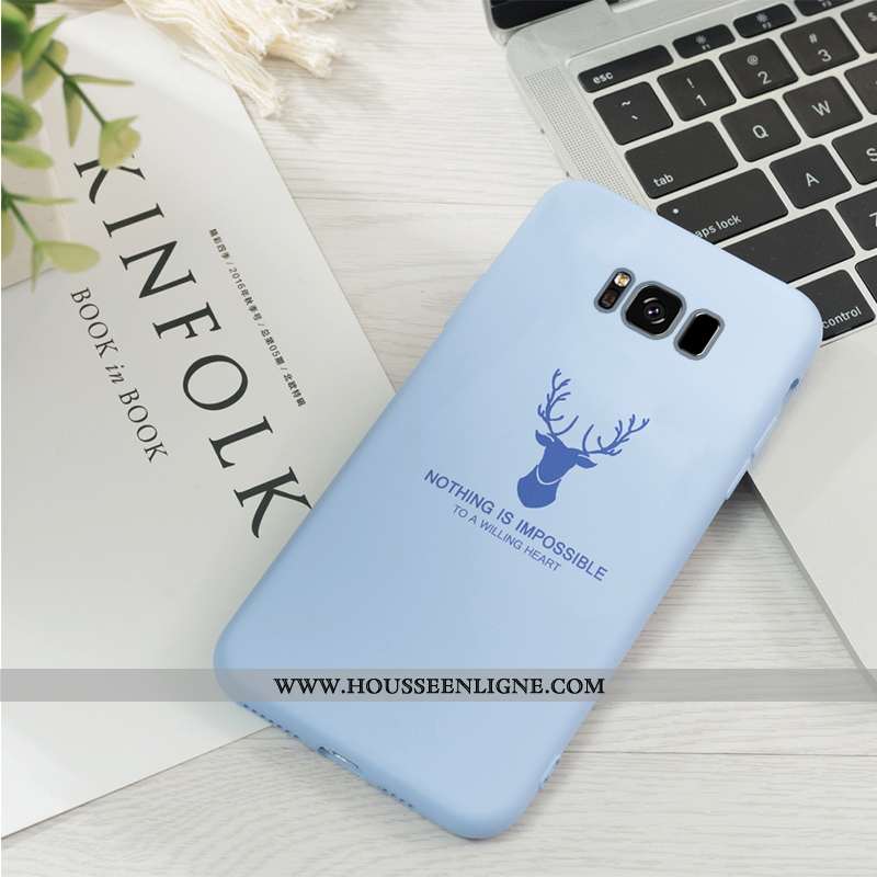 Housse Samsung Galaxy S8 Tendance Fluide Doux Téléphone Portable Créatif Personnalité Incassable Sil