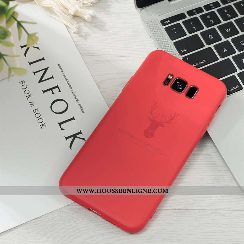 Housse Samsung Galaxy S8 Tendance Fluide Doux Téléphone Portable Créatif Personnalité Incassable Sil