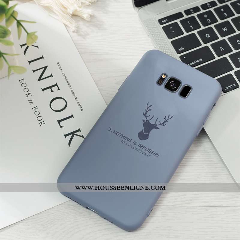 Housse Samsung Galaxy S8 Tendance Fluide Doux Téléphone Portable Créatif Personnalité Incassable Sil