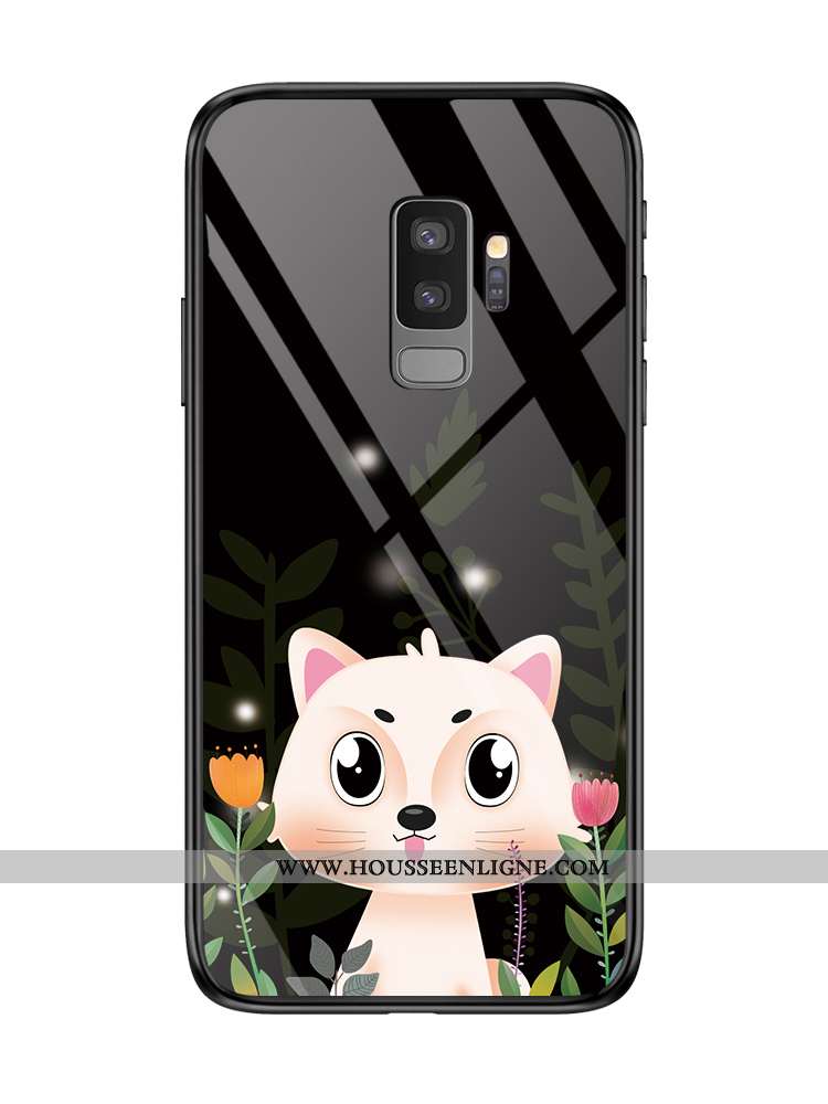 Housse Samsung Galaxy S9+ Charmant Fluide Doux Incassable Protection Téléphone Portable Vert Silicon