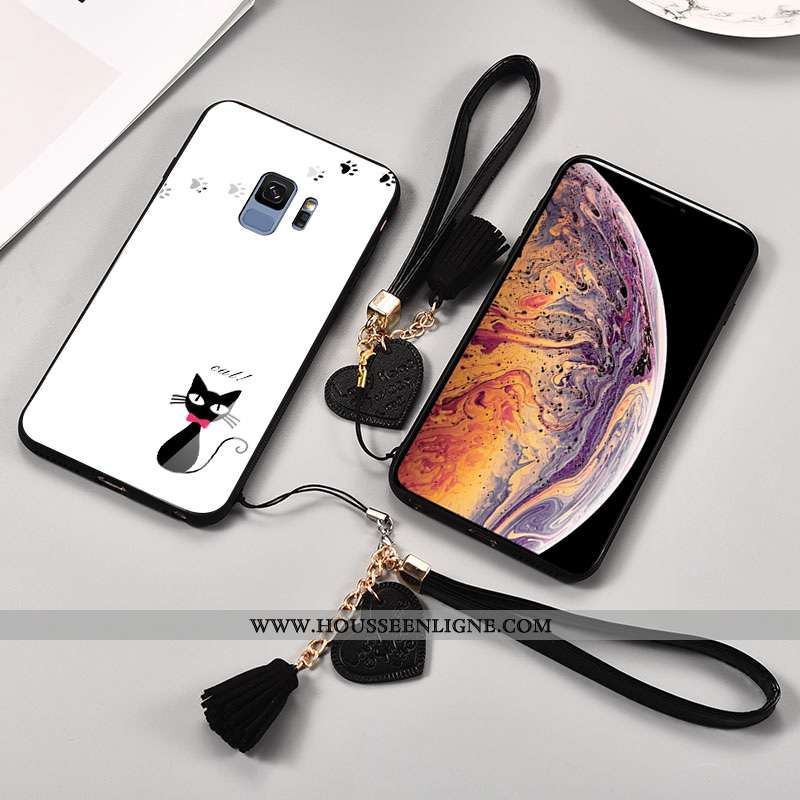 Housse Samsung Galaxy S9 Charmant Tendance Dessin Animé Tout Compris Amoureux Personnalité Rouge