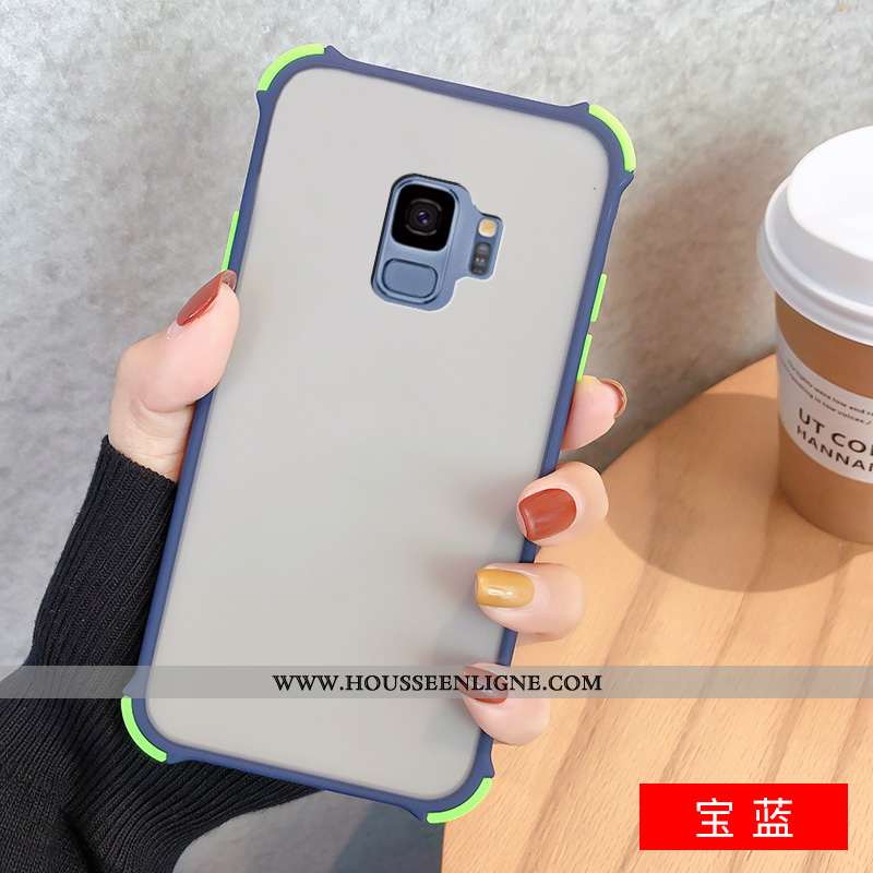 Housse Samsung Galaxy S9 Créatif Tendance Coque Délavé En Daim Incassable Téléphone Portable Fluide 