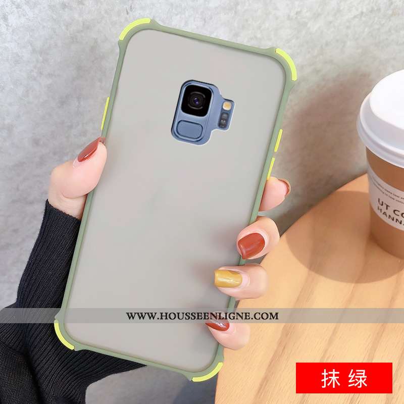 Housse Samsung Galaxy S9 Créatif Tendance Coque Délavé En Daim Incassable Téléphone Portable Fluide 