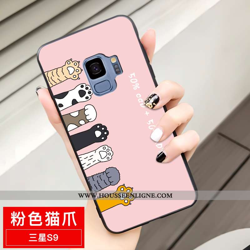 Housse Samsung Galaxy S9 Fluide Doux Mode Étoile Protection Charmant Téléphone Portable Délavé En Da