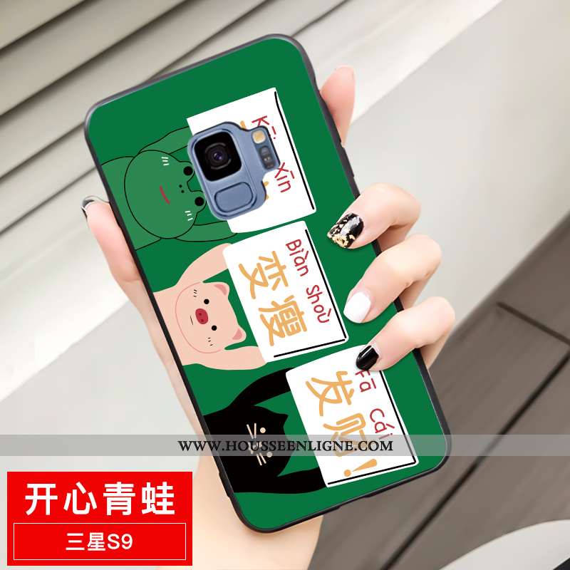 Housse Samsung Galaxy S9 Fluide Doux Mode Étoile Protection Charmant Téléphone Portable Délavé En Da