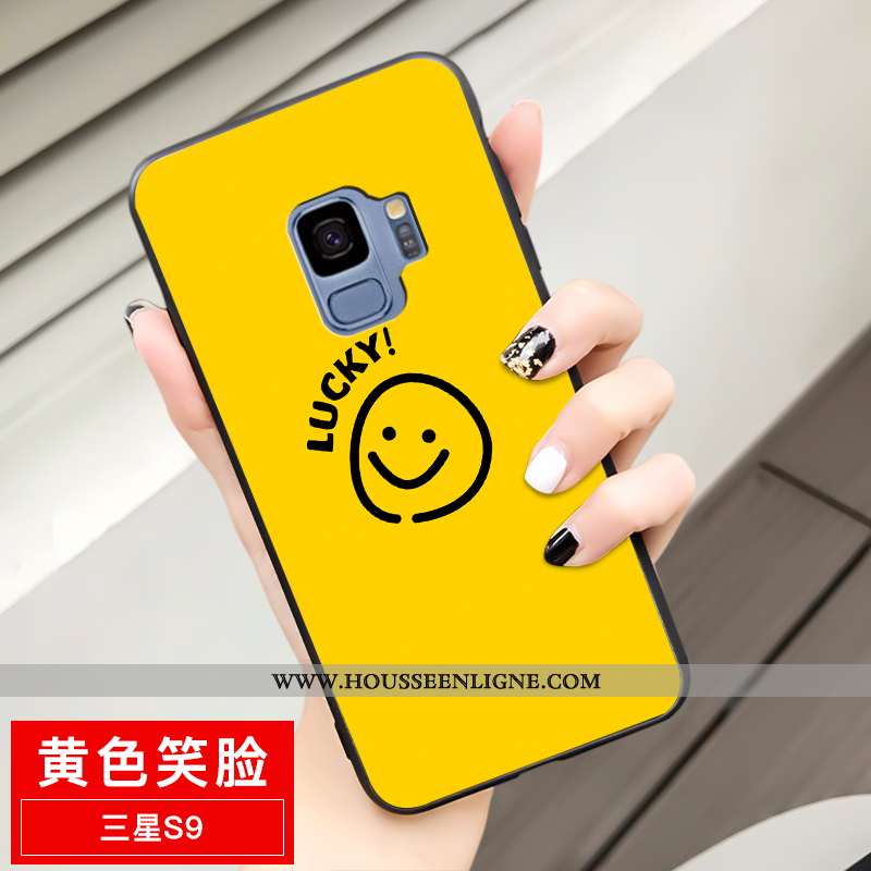 Housse Samsung Galaxy S9 Fluide Doux Mode Étoile Protection Charmant Téléphone Portable Délavé En Da