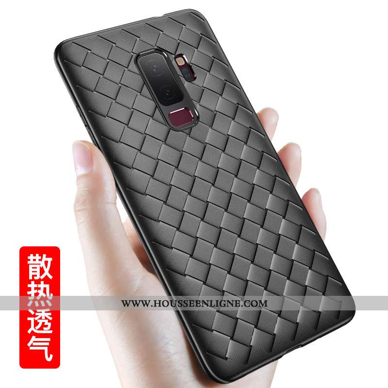 Housse Samsung Galaxy S9+ Légère Modèle Fleurie Tendance Téléphone Portable Étoile Rouge Incassable