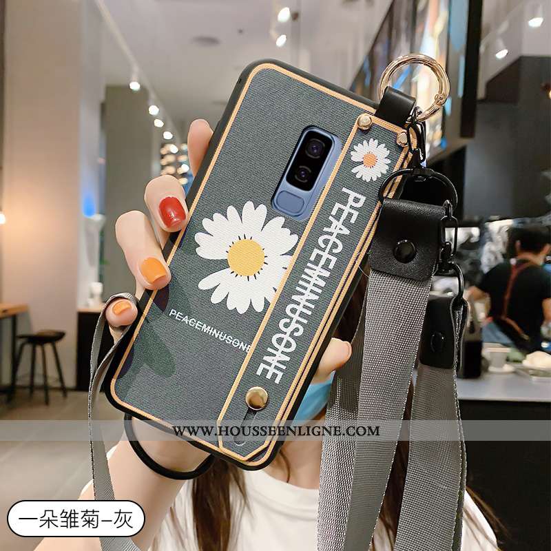 Housse Samsung Galaxy S9+ Personnalité Créatif Vert Ornements Suspendus Coque Tout Compris Silicone 