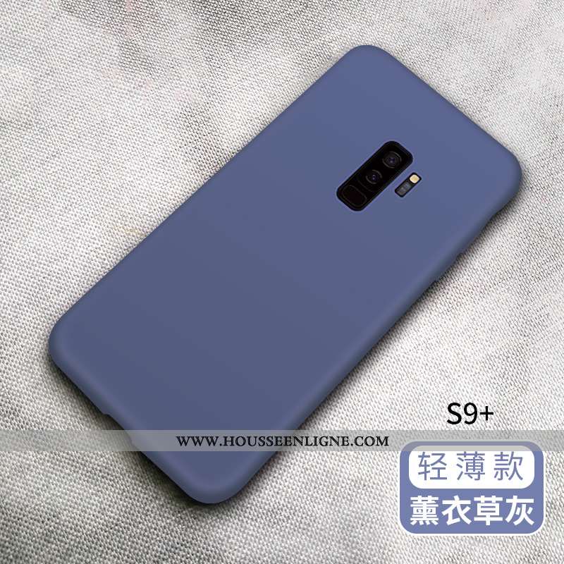 Housse Samsung Galaxy S9+ Protection Créatif Étui Tout Compris Téléphone Portable Vert Étoile Verte