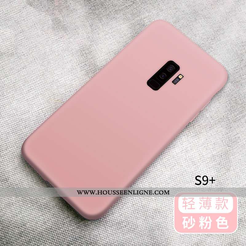 Housse Samsung Galaxy S9+ Protection Créatif Étui Tout Compris Téléphone Portable Vert Étoile Verte