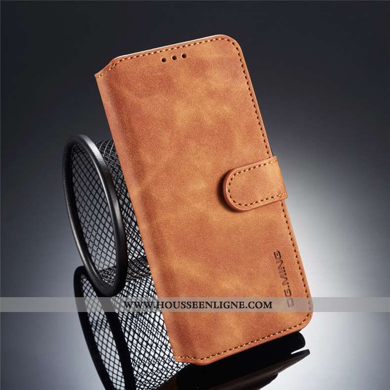 Housse Samsung Galaxy S9+ Protection Cuir Incassable Gris Coque Étoile Business