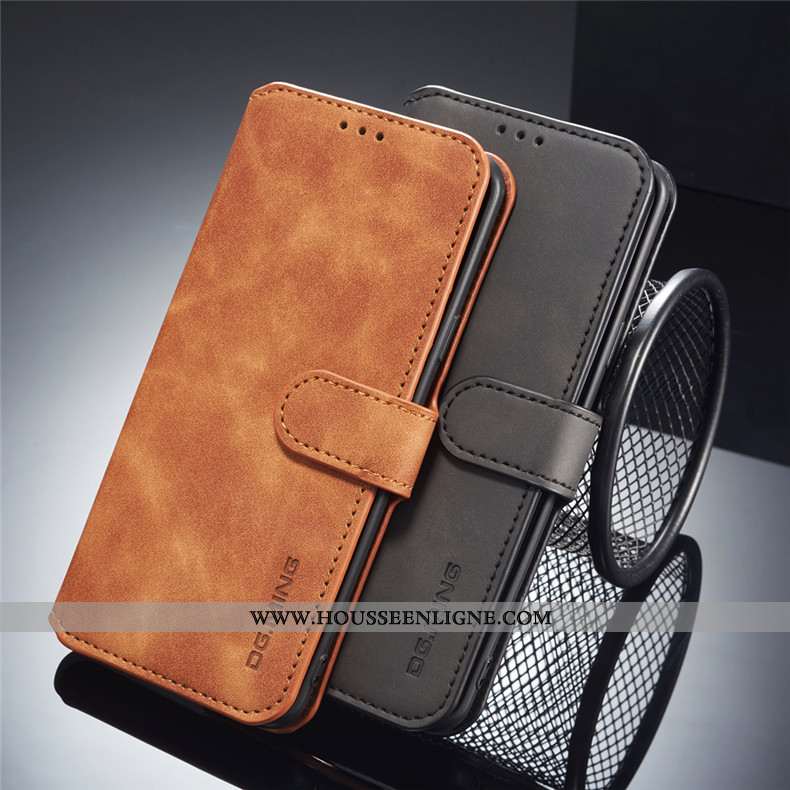 Housse Samsung Galaxy S9+ Protection Cuir Incassable Gris Coque Étoile Business