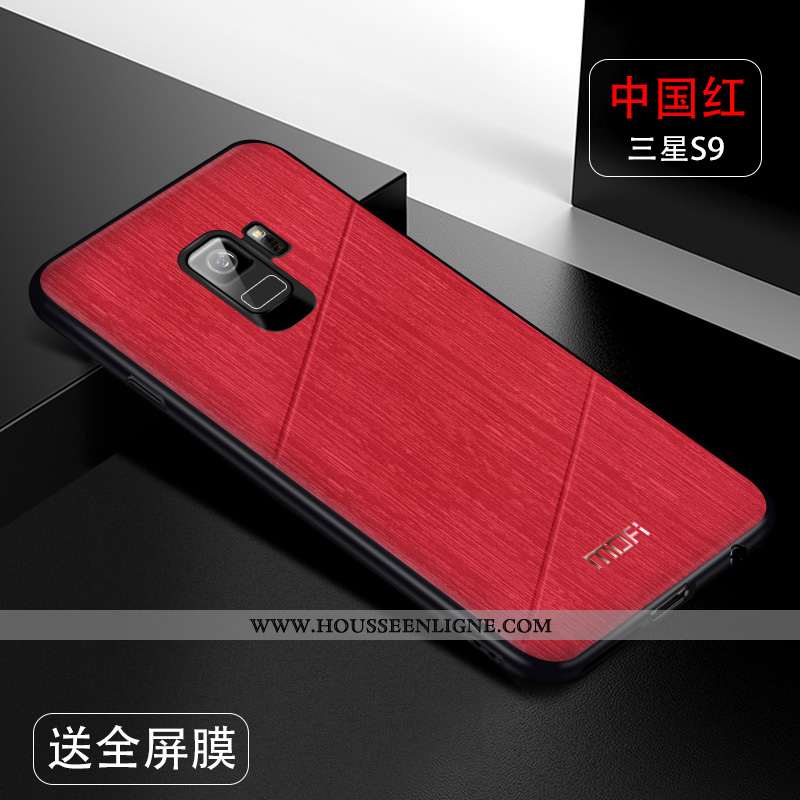 Housse Samsung Galaxy S9 Protection Tendance Téléphone Portable Bordure Étui Étoile Fluide Doux Gris