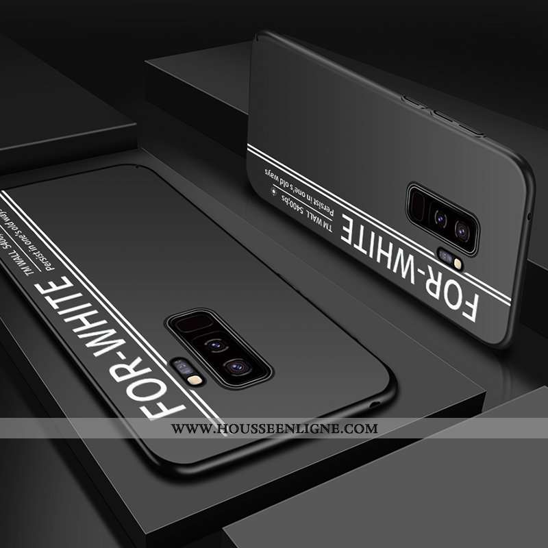 Housse Samsung Galaxy S9+ Tendance Légère Pu Incassable Tout Compris Bleu Étui