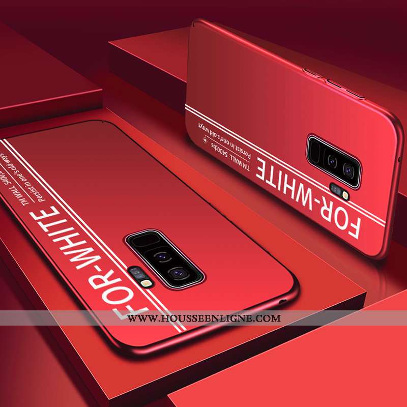 Housse Samsung Galaxy S9+ Tendance Légère Pu Incassable Tout Compris Bleu Étui