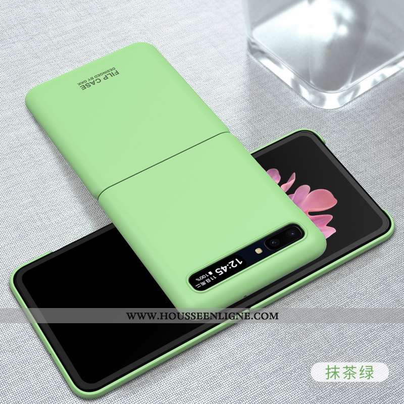 Housse Samsung Z Flip Tendance Légère Étoile Vert Ultra Protection Incassable Verte