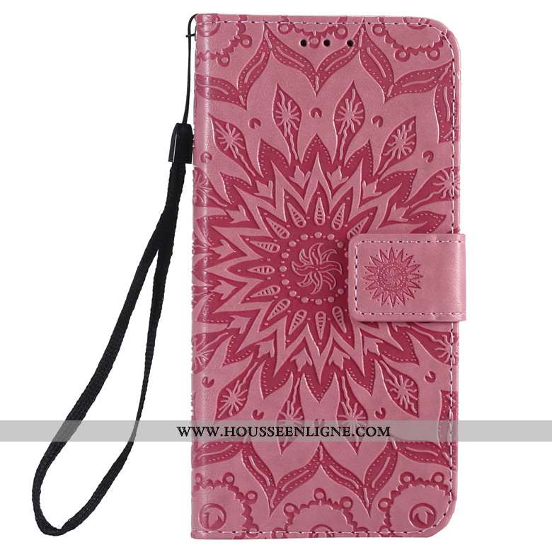 Housse Sony Xperia 1 Ii Créatif Cuir Fluide Doux Protection Incassable Clamshell Coque Rouge