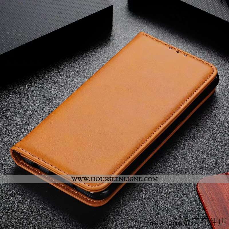 Housse Sony Xperia 1 Ii Protection Coque Étui Jaune Business Incassable