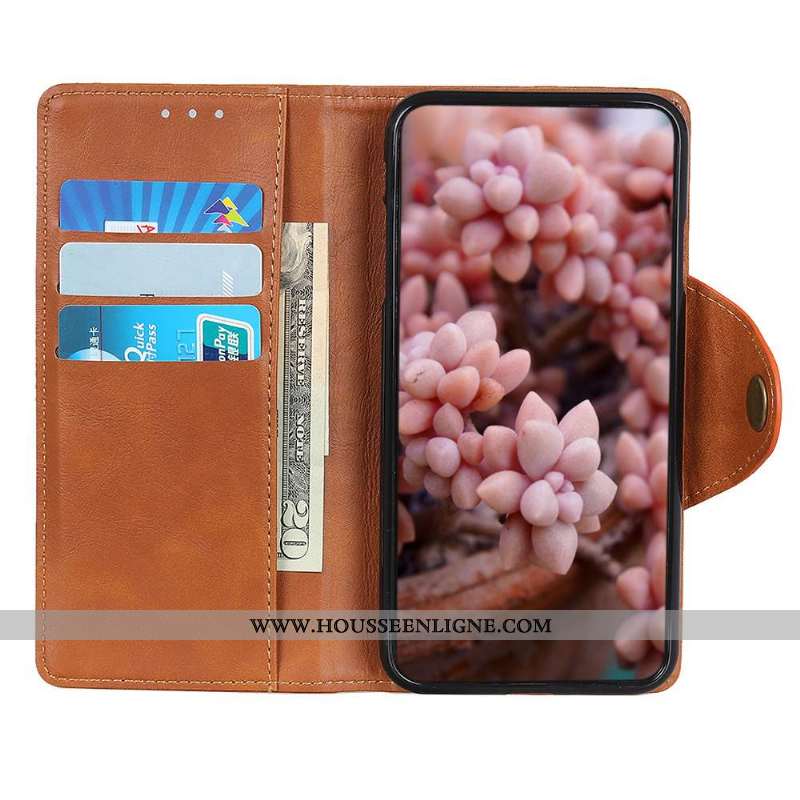 Housse Sony Xperia 1 Ii Protection Cuir Modèle Fleurie Une Agrafe Étui Coque Téléphone Portable Marr