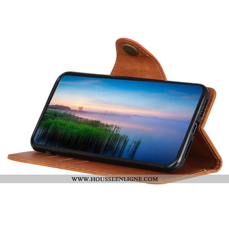 Housse Sony Xperia 1 Ii Protection Cuir Modèle Fleurie Une Agrafe Étui Coque Téléphone Portable Marr
