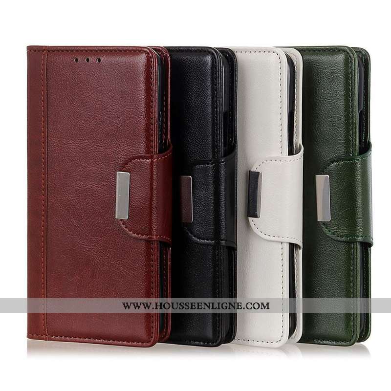 Housse Sony Xperia 1 Ii Protection Cuir Étui Nouveau Téléphone Portable Coque Rouge