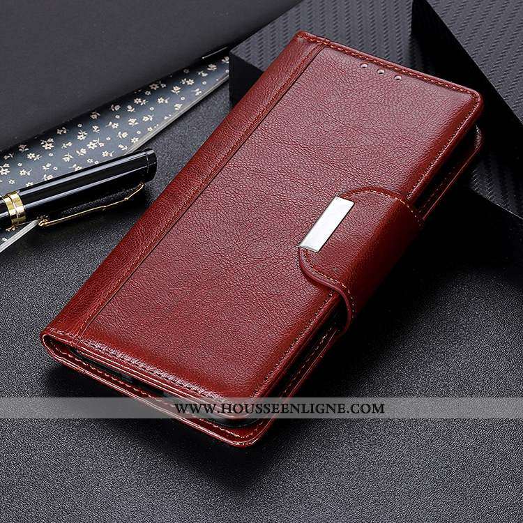 Housse Sony Xperia 1 Ii Protection Cuir Étui Nouveau Téléphone Portable Coque Rouge