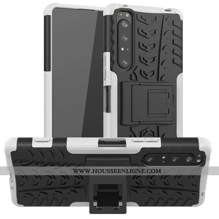Housse Sony Xperia 1 Ii Protection Noir Tout Compris Coque Téléphone Portable Étui Support