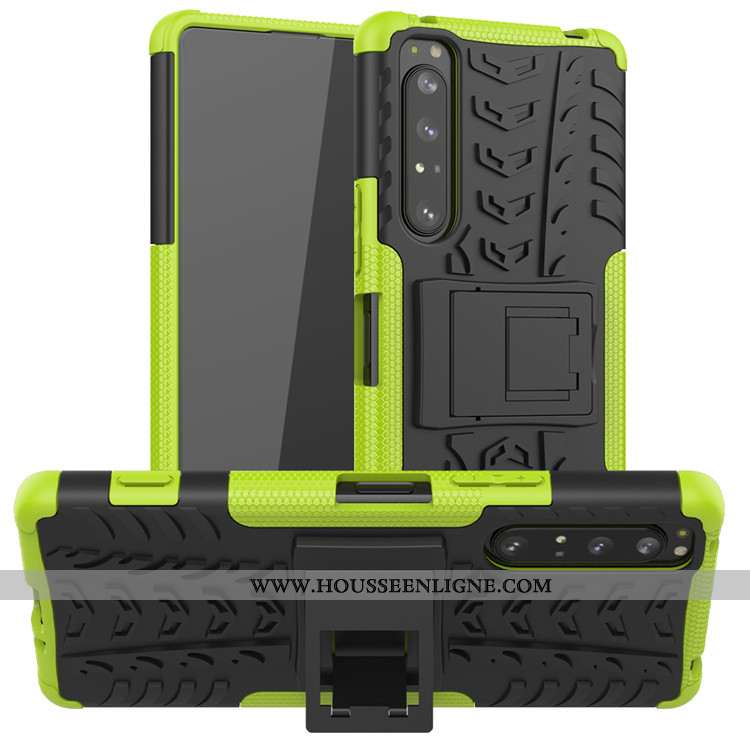 Housse Sony Xperia 1 Ii Protection Noir Tout Compris Coque Téléphone Portable Étui Support