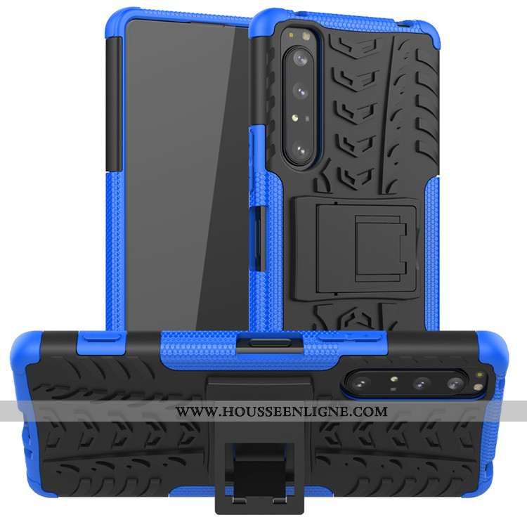 Housse Sony Xperia 1 Ii Protection Noir Tout Compris Coque Téléphone Portable Étui Support