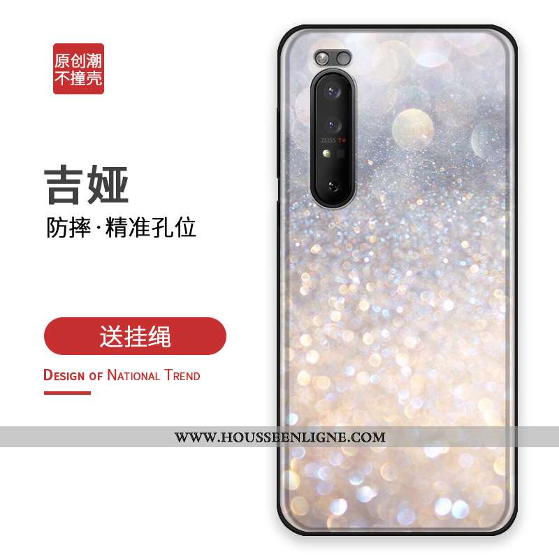 Housse Sony Xperia 1 Ii Protection Personnalité Tout Compris Incassable Personnalisé Argent Téléphon