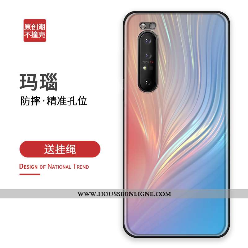 Housse Sony Xperia 1 Ii Protection Personnalité Tout Compris Incassable Personnalisé Argent Téléphon