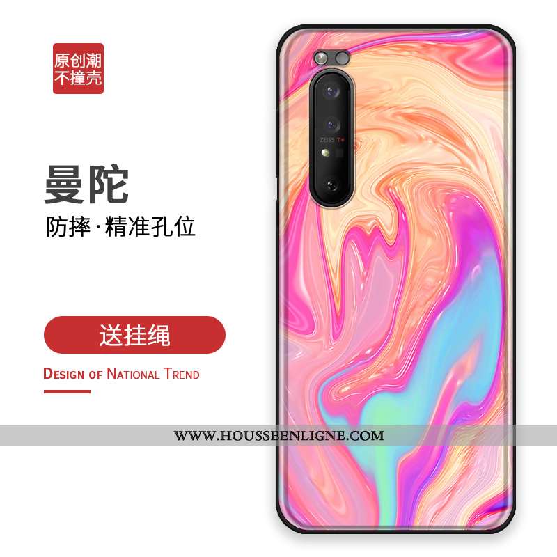 Housse Sony Xperia 1 Ii Protection Personnalité Tout Compris Incassable Personnalisé Argent Téléphon