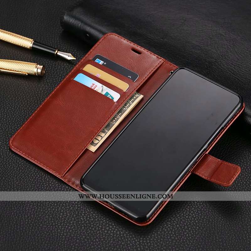 Housse Sony Xperia 1 Protection Business Coque Étui Rouge Carte Étoile Rose