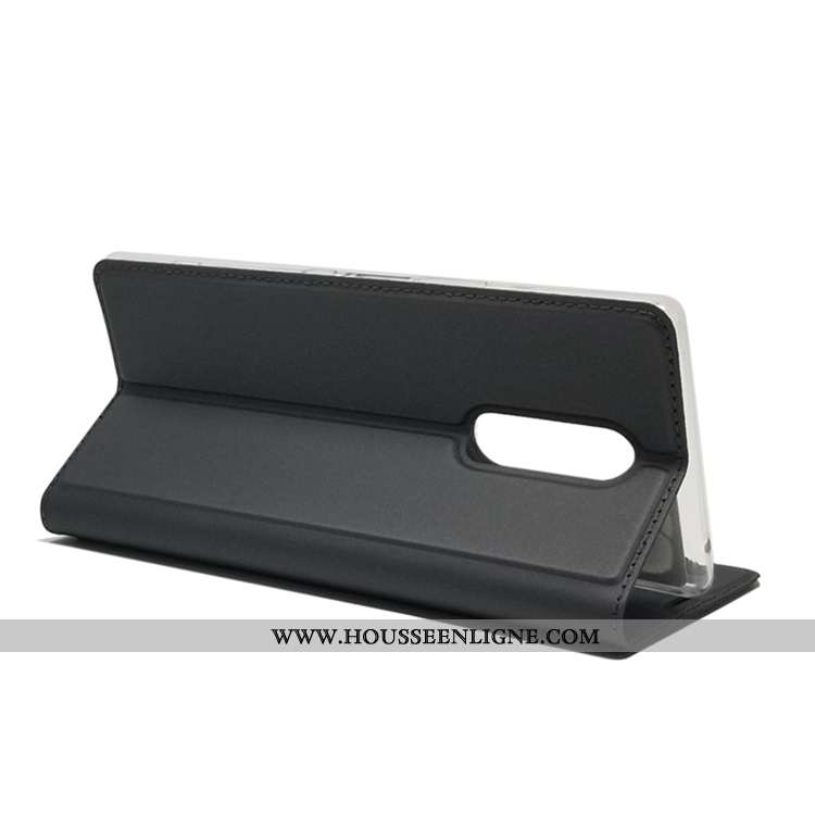 Housse Sony Xperia 1 Transparent Silicone Noir Coque Incassable Téléphone Portable