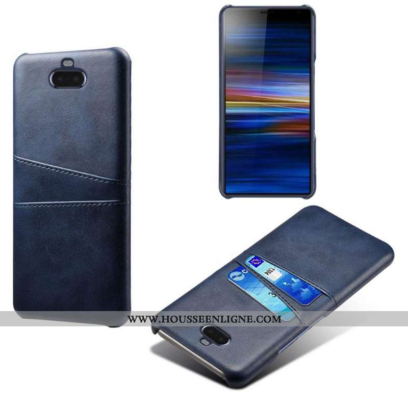 Housse Sony Xperia 10 Cuir Protection Qualité Difficile Kaki Coque Téléphone Portable Khaki