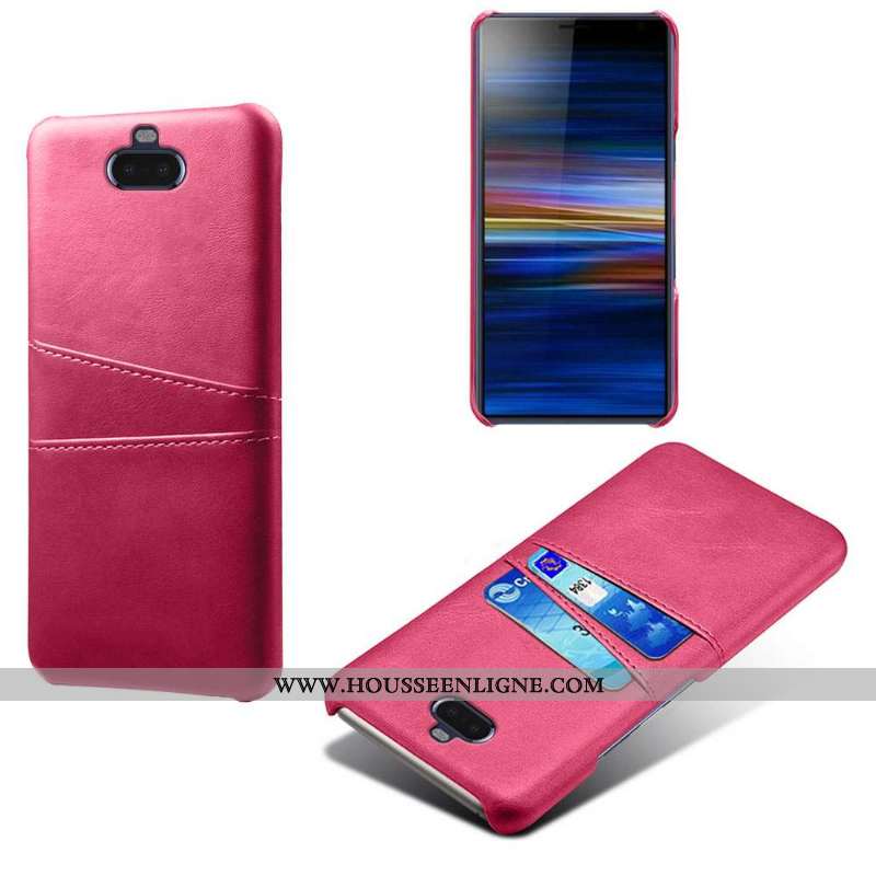 Housse Sony Xperia 10 Cuir Protection Qualité Difficile Kaki Coque Téléphone Portable Khaki