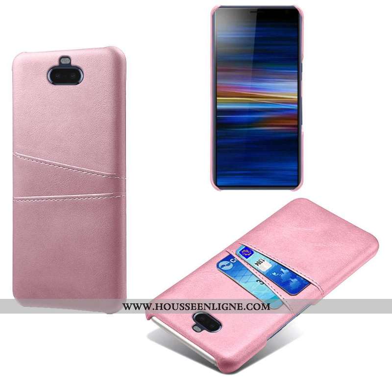 Housse Sony Xperia 10 Cuir Protection Qualité Difficile Kaki Coque Téléphone Portable Khaki