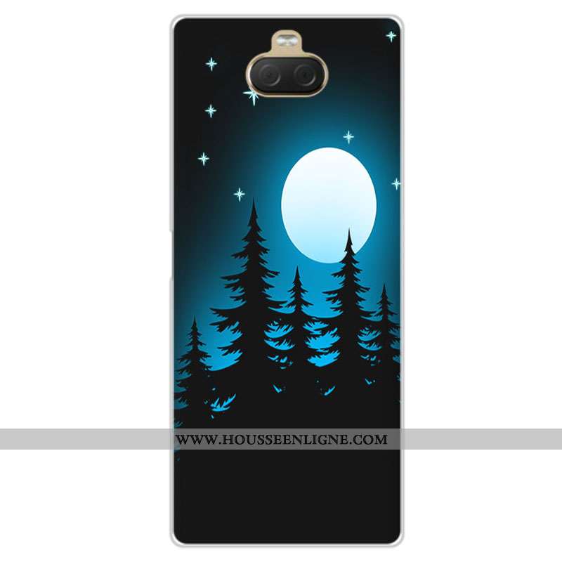 Housse Sony Xperia 10 Personnalité Fluide Doux Silicone Incassable Rose Coque Étui