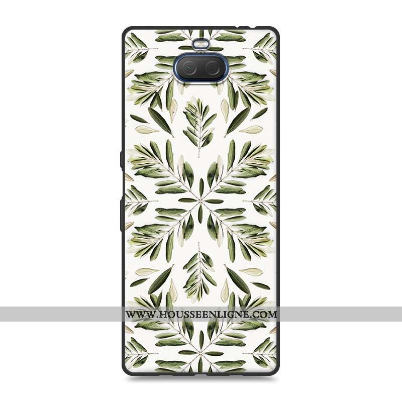 Housse Sony Xperia 10 Plus Charmant Tendance Simple Dessin Animé Tout Compris Bleu Étui