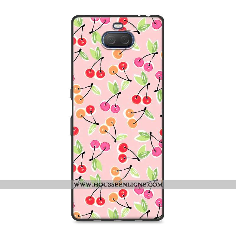 Housse Sony Xperia 10 Plus Fluide Doux Silicone Créatif Délavé En Daim Protection Résistant Aux Rayu