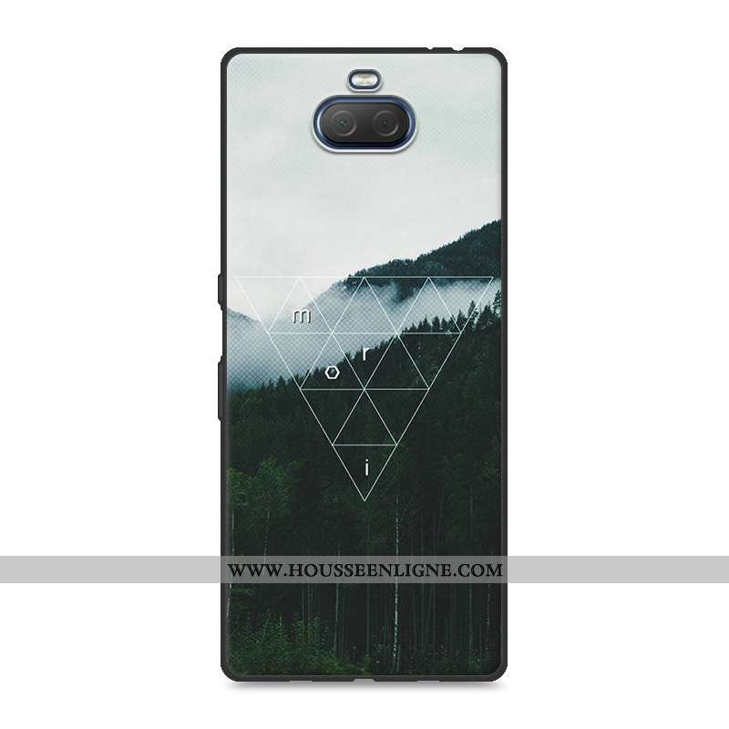 Housse Sony Xperia 10 Plus Fluide Doux Silicone Créatif Délavé En Daim Protection Résistant Aux Rayu