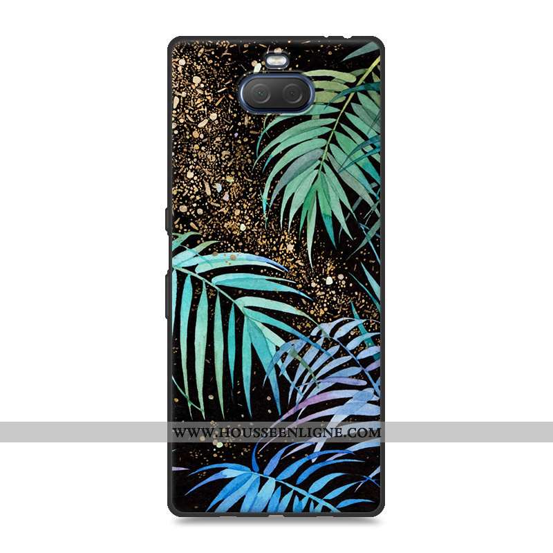 Housse Sony Xperia 10 Plus Fluide Doux Silicone Incassable Protection Personnalité Gris Étui