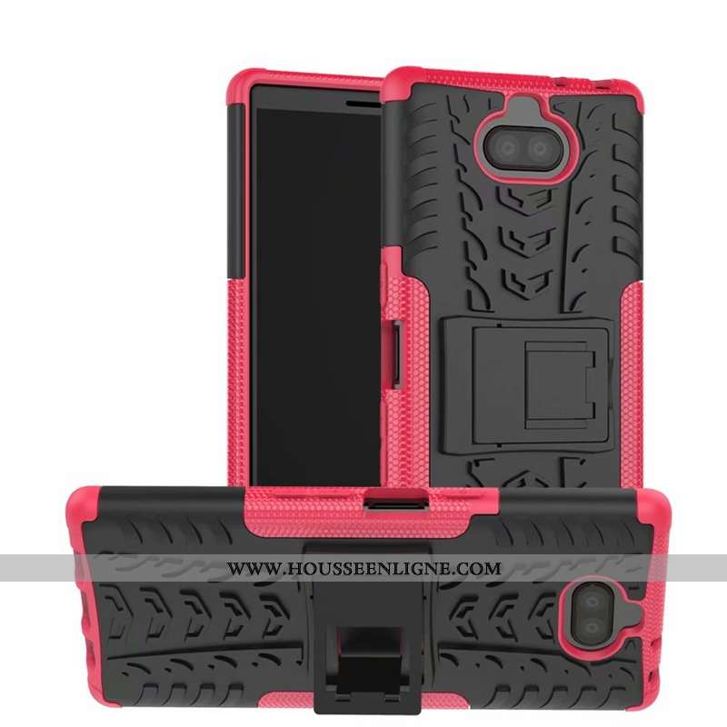 Housse Sony Xperia 10 Plus Protection Personnalité Coque Rouge Tout Compris Luxe Tendance