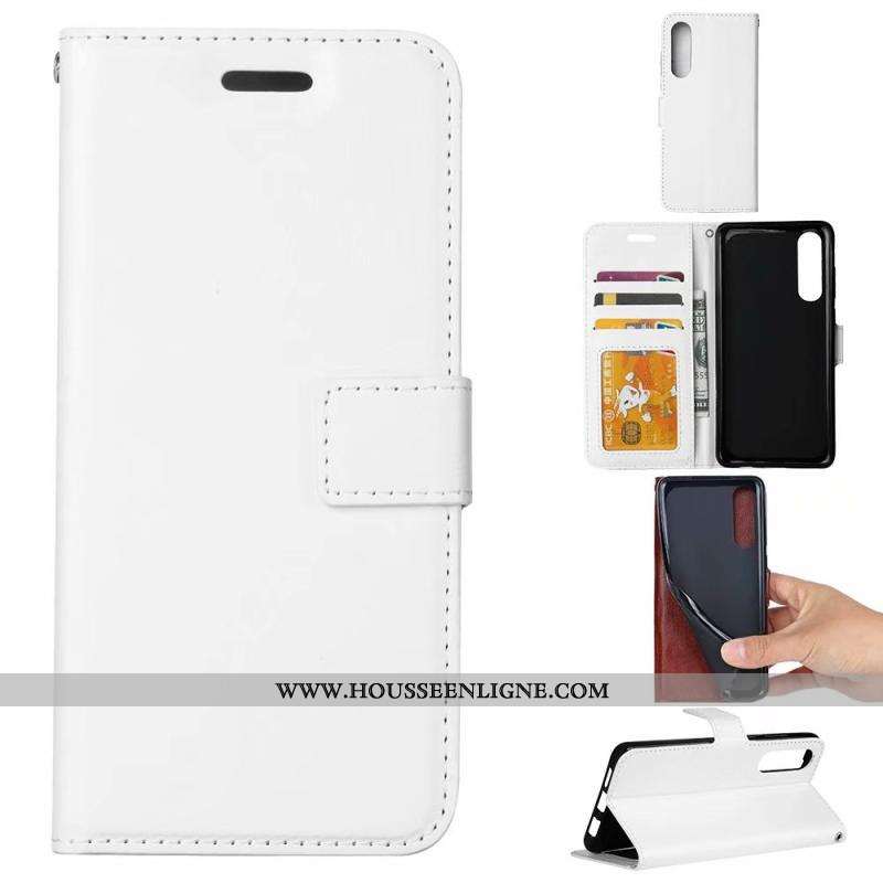 Housse Sony Xperia 5 Cuir Modèle Fleurie Violet Téléphone Portable Protection Étui Coque